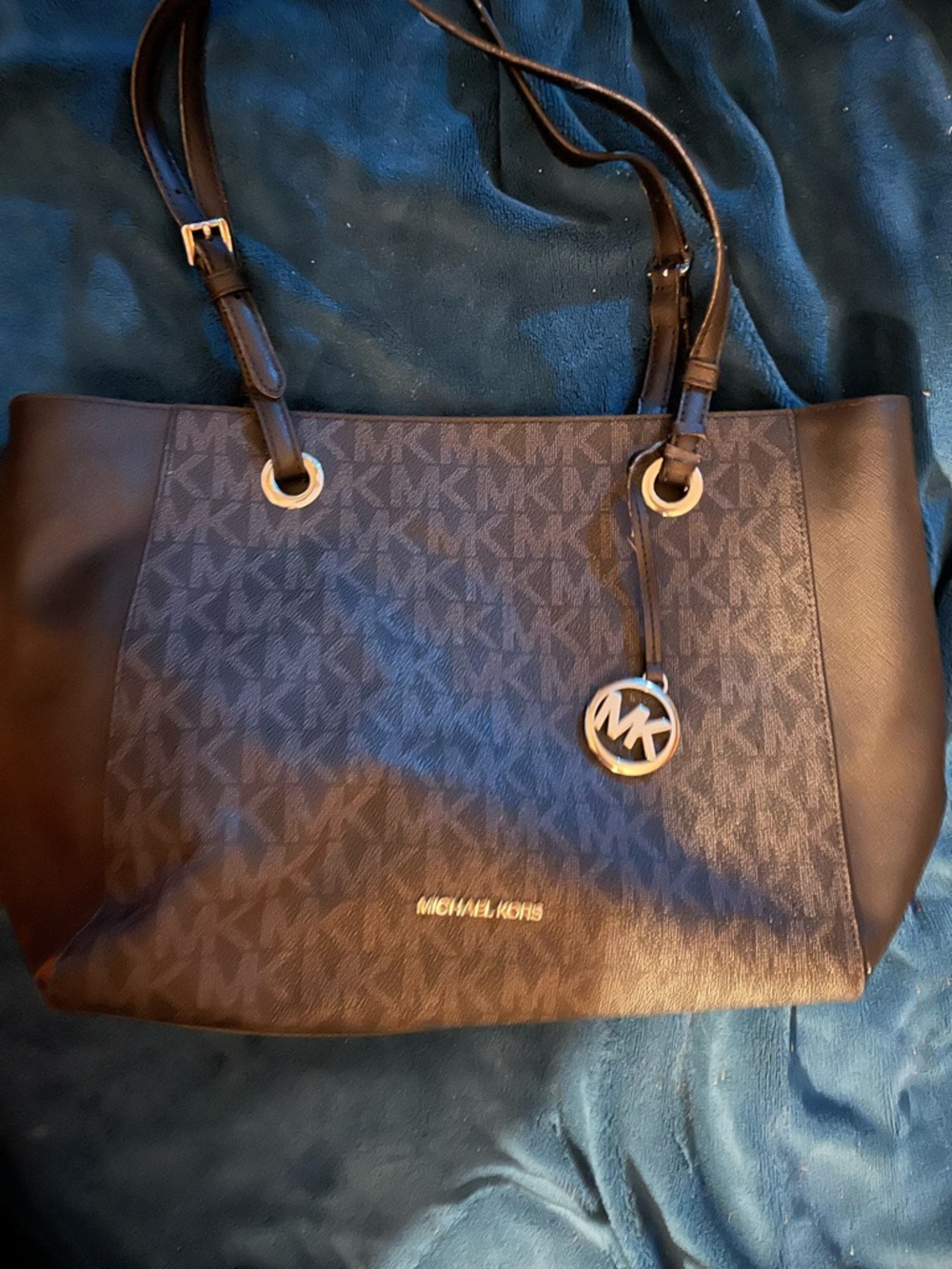 Michael Kors Black Signature Tote Bag